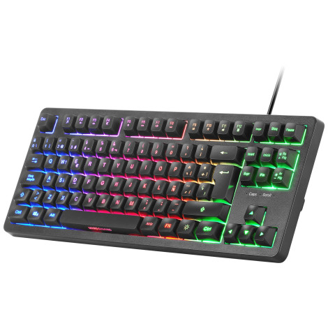 Combo Mars Gaming MCP-RGB3 Preto Inglês