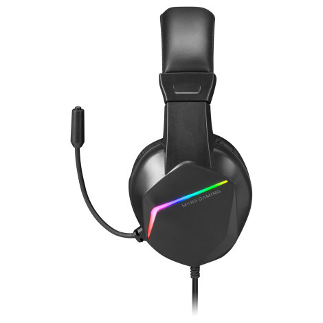 Auricular para jogos Rainbow Mars Gaming MH122 Preto