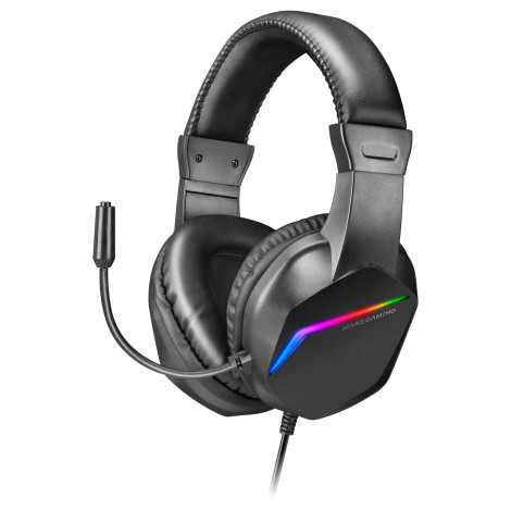 Auricular para jogos Rainbow Mars Gaming MH122 Preto