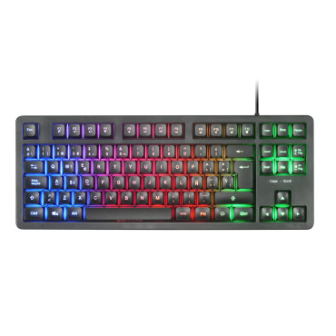 Teclado TKL H-Mech FRGB Mars Gaming MK023 Preto