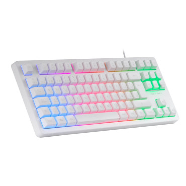 Teclado TKL H-Mech FRGB Mars Gaming MK023 Branco