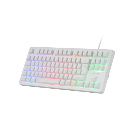 Teclado TKL H-Mech FRGB Mars Gaming MK023 Branco