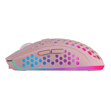 Rato para jogos sem fios Mars Gaming MMW3 Rosa