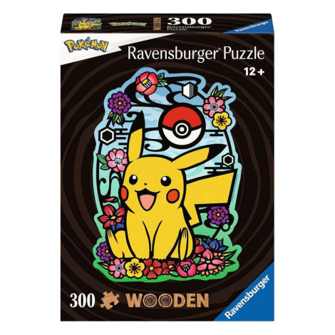 Pikachu Pokémon Puzzle de madeira