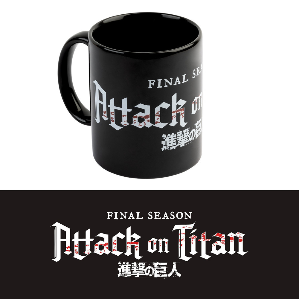 Caneca Attack On Titan - Logótipo