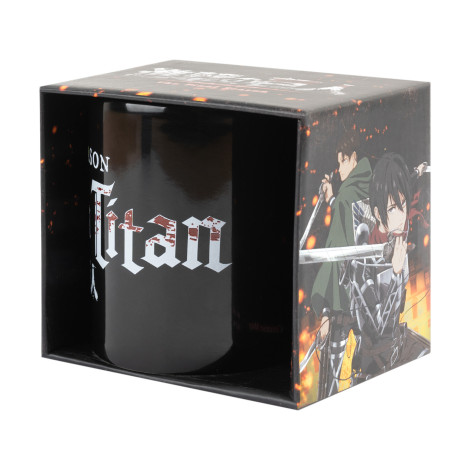 Caneca Attack On Titan - Logótipo