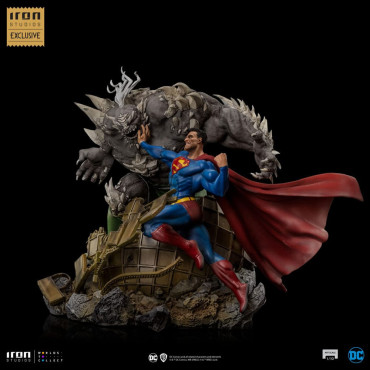 Superman DC Comics Figura 1/10 Bds Escala de Arte Vs Doomsday Heo Eu Exclusivo 30 Cm