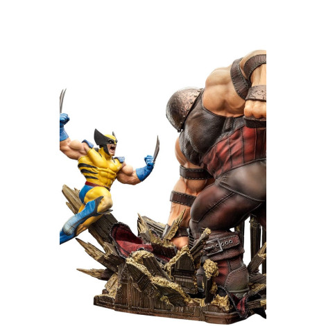 Marvel Figura 1/10 Bds Art Scale Wolverine Vs Juggernaut Heo Eu Exclusive 30 Cm