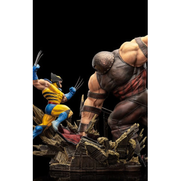 Marvel Figura 1/10 Bds Art Scale Wolverine Vs Juggernaut Heo Eu Exclusive 30 Cm