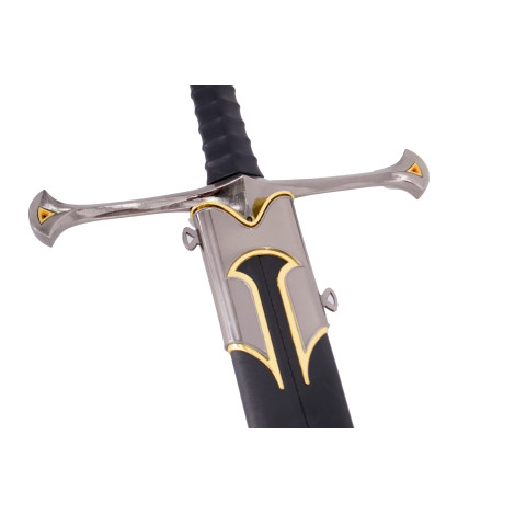 Espada Aragorn Anduril 131 cm bainha e suporte O Senhor dos Anéis