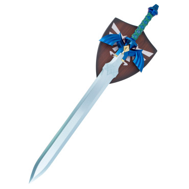 Espada Zelda Tears of the Kingdom com luz e lâmina dupla 106 cm