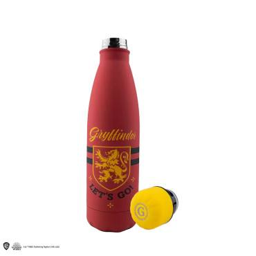 Garrafa Harry Potter Gryffindor Let's go steel 500ml