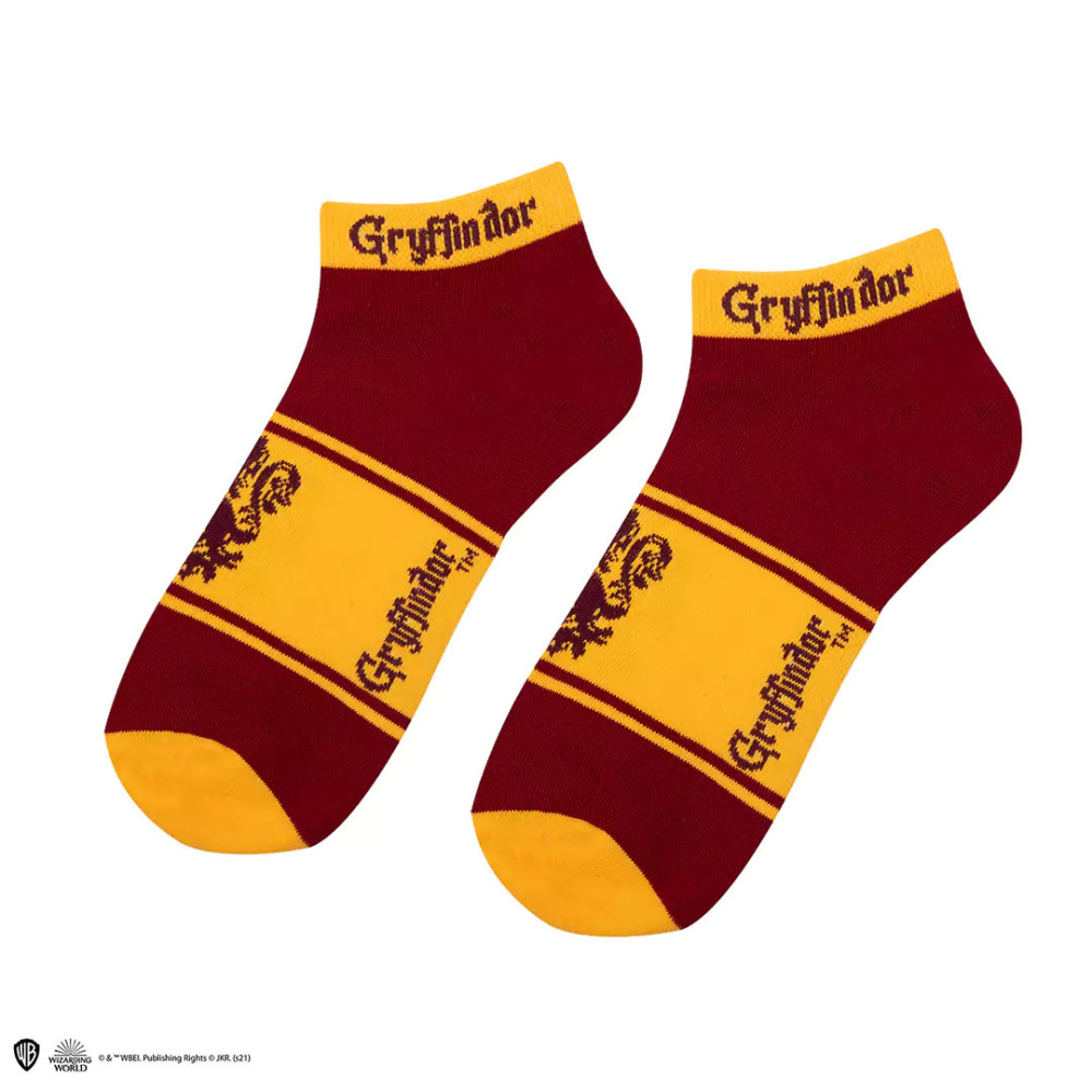 Conjunto de 3 pares de meias Harry Potter Gryffindor