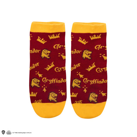 Conjunto de 3 pares de meias Harry Potter Gryffindor