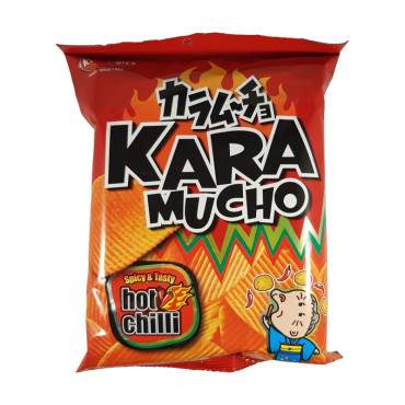 Batatas fritas onduladas Karamucho Hot Chili 60 gr