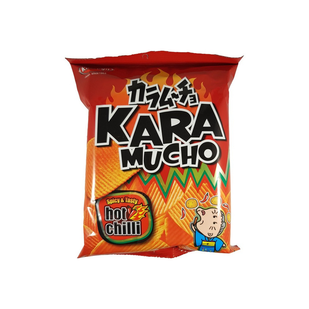 Batatas fritas onduladas Karamucho Hot Chili 60 gr