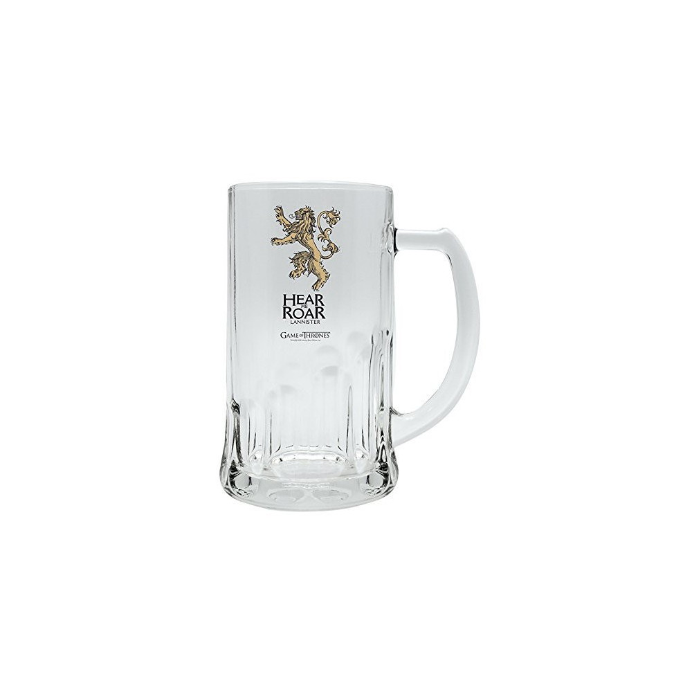 Caneca de vidro de cerveja de cristal Lannister de Game of Thrones