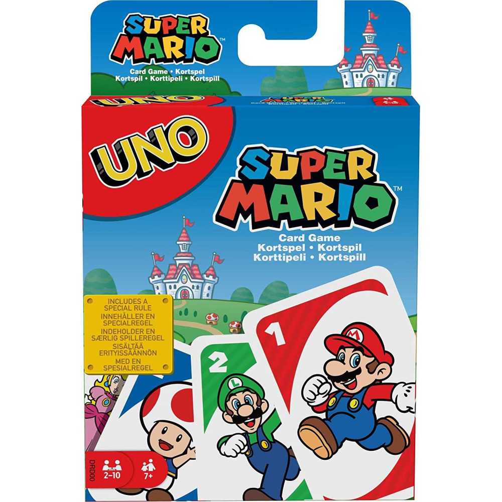 Jogo de cartas UNO Super Mario