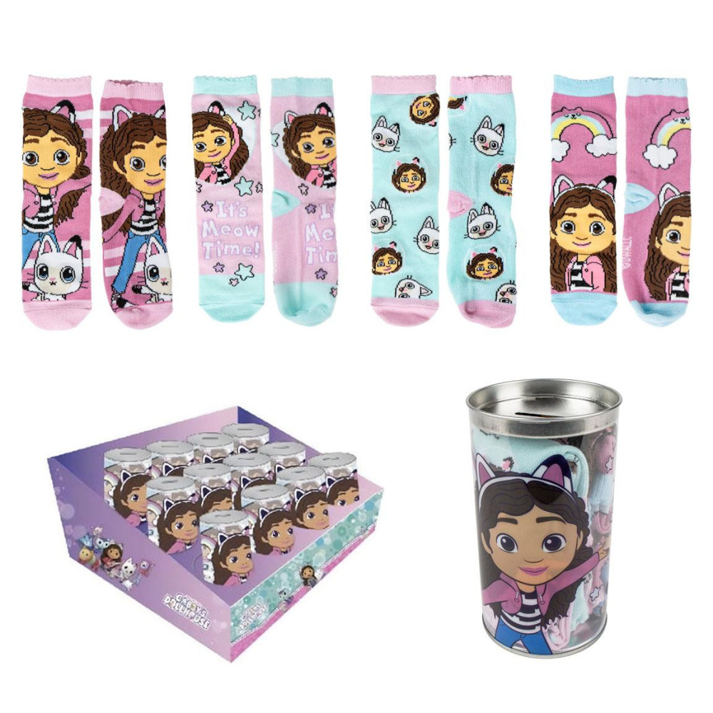 PACK CALCETINES 4 PIEZAS GABBY´S DOLLHOUSE