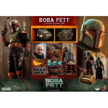 Star WarsFigura 1/4 Boba Fett (Versão Deluxe) 45 Cm : O Livro de Boba Fett