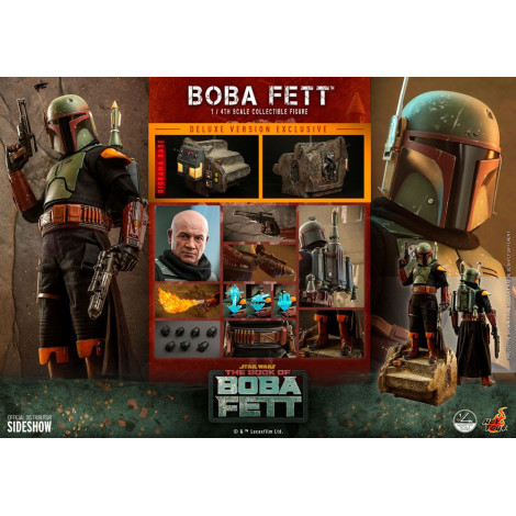 Star WarsFigura 1/4 Boba Fett (Versão Deluxe) 45 Cm : O Livro de Boba Fett