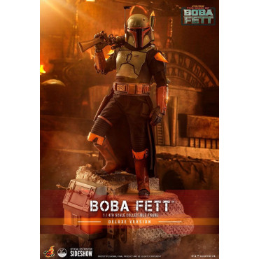 Star WarsFigura 1/4 Boba Fett (Versão Deluxe) 45 Cm : O Livro de Boba Fett