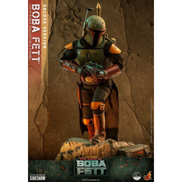 Star WarsFigura 1/4 Boba Fett (Versão Deluxe) 45 Cm : O Livro de Boba Fett