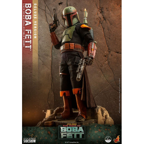 Star WarsFigura 1/4 Boba Fett (Versão Deluxe) 45 Cm : O Livro de Boba Fett