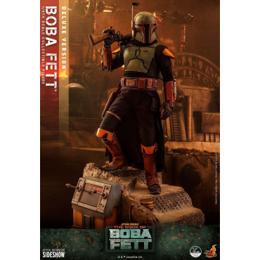 Star WarsFigura 1/4 Boba Fett (Versão Deluxe) 45 Cm : O Livro de Boba Fett