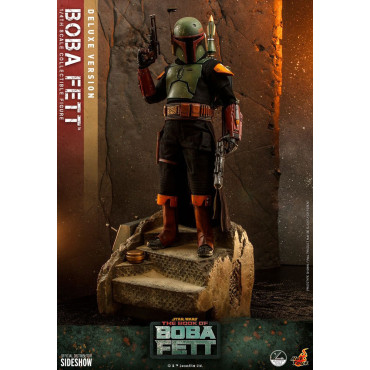 Star WarsFigura 1/4 Boba Fett (Versão Deluxe) 45 Cm : O Livro de Boba Fett