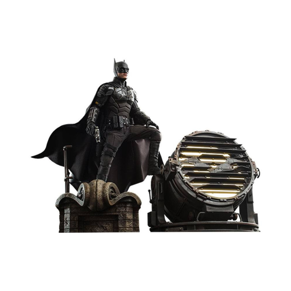 Movie Masterpiece 1/6 Batman com Bat-Sinal 31 Cm A Figura do Batman