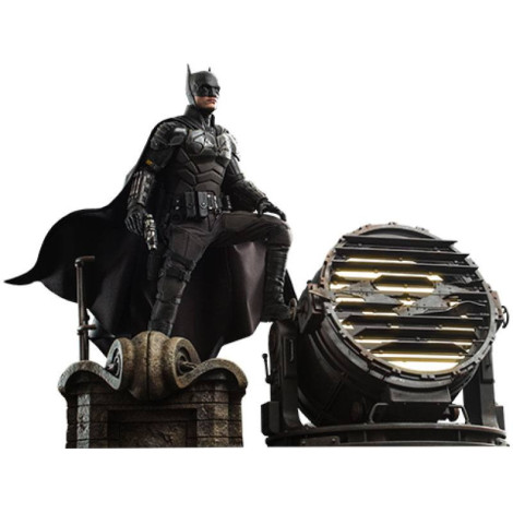 Movie Masterpiece 1/6 Batman com Bat-Sinal 31 Cm A Figura do Batman