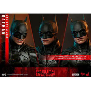 Movie Masterpiece 1/6 Batman com Bat-Sinal 31 Cm A Figura do Batman