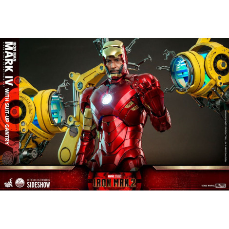 Iron Man Iron Man Figura 1/4 Mark Iv com pórtico de preparação 49 Cm 2