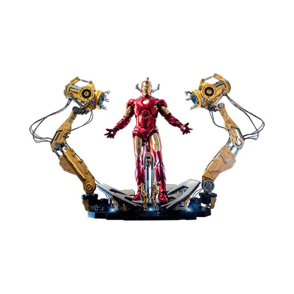 Iron Man Iron Man Figura 1/4 Mark Iv com pórtico de preparação 49 Cm 2