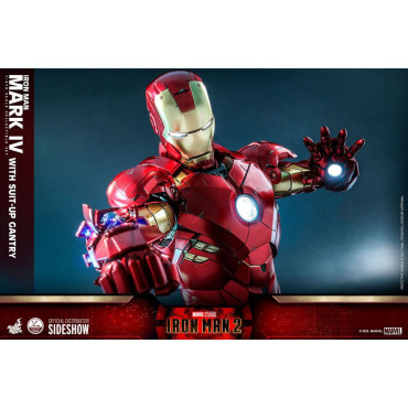 Iron Man Iron Man Figura 1/4 Mark Iv com pórtico de preparação 49 Cm 2