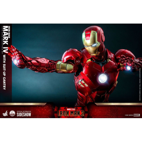 Iron Man Iron Man Figura 1/4 Mark Iv com pórtico de preparação 49 Cm 2