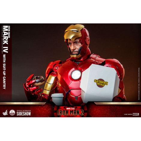 Iron Man Iron Man Figura 1/4 Mark Iv com pórtico de preparação 49 Cm 2