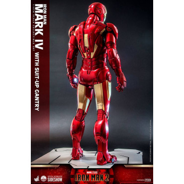 Iron Man Iron Man Figura 1/4 Mark Iv com pórtico de preparação 49 Cm 2