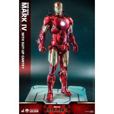 Iron Man Iron Man Figura 1/4 Mark Iv com pórtico de preparação 49 Cm 2