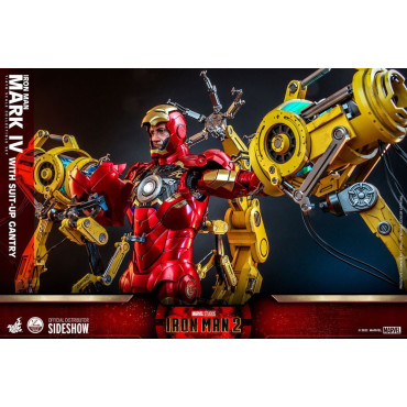 Iron Man Iron Man Figura 1/4 Mark Iv com pórtico de preparação 49 Cm 2