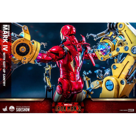 Iron Man Iron Man Figura 1/4 Mark Iv com pórtico de preparação 49 Cm 2