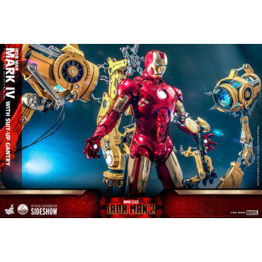 Iron Man Iron Man Figura 1/4 Mark Iv com pórtico de preparação 49 Cm 2