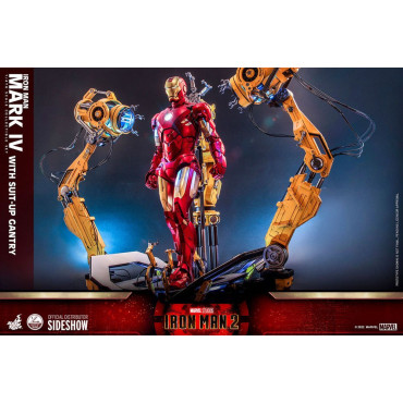 Iron Man Iron Man Figura 1/4 Mark Iv com pórtico de preparação 49 Cm 2