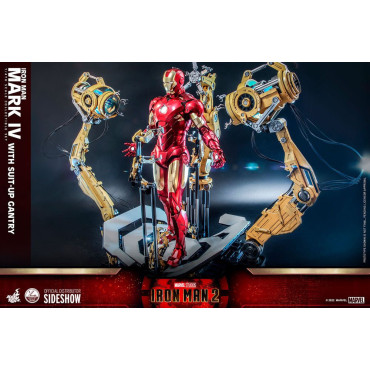 Iron Man Iron Man Figura 1/4 Mark Iv com pórtico de preparação 49 Cm 2