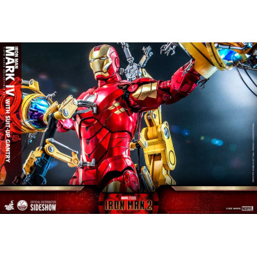 Iron Man Iron Man Figura 1/4 Mark Iv com pórtico de preparação 49 Cm 2