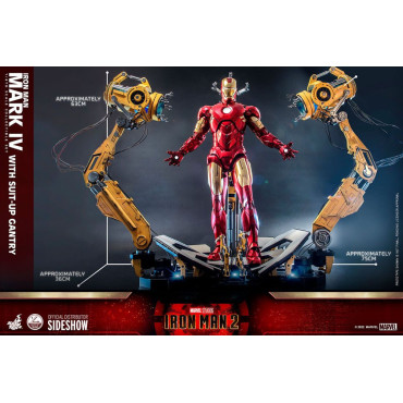 Iron Man Iron Man Figura 1/4 Mark Iv com pórtico de preparação 49 Cm 2