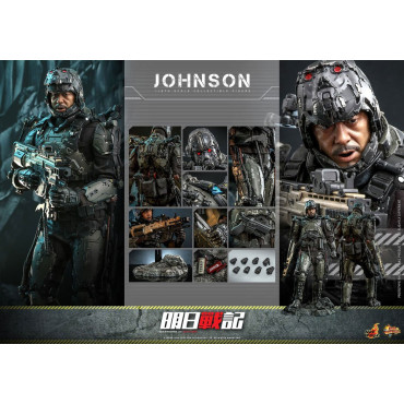 Movie Masterpiece 1/6 Johnson 30 Cm Warriors Of Future Figure