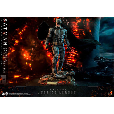 Figura 1/6 Batman (versão tática do fato de morcego) 33 Cm Zack Snyder`S Liga da Justiça