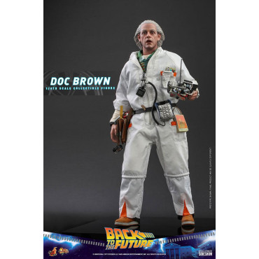 Movie Masterpiece 1/6 Doc Brown 30 Cm Figura de Regresso ao Futuro